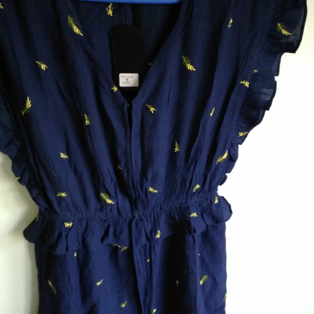 Navy romper